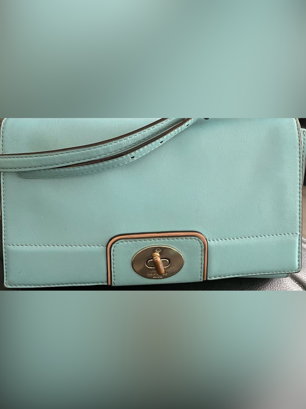 Kate Spade Mint Turn-Lock Shoulder Bag